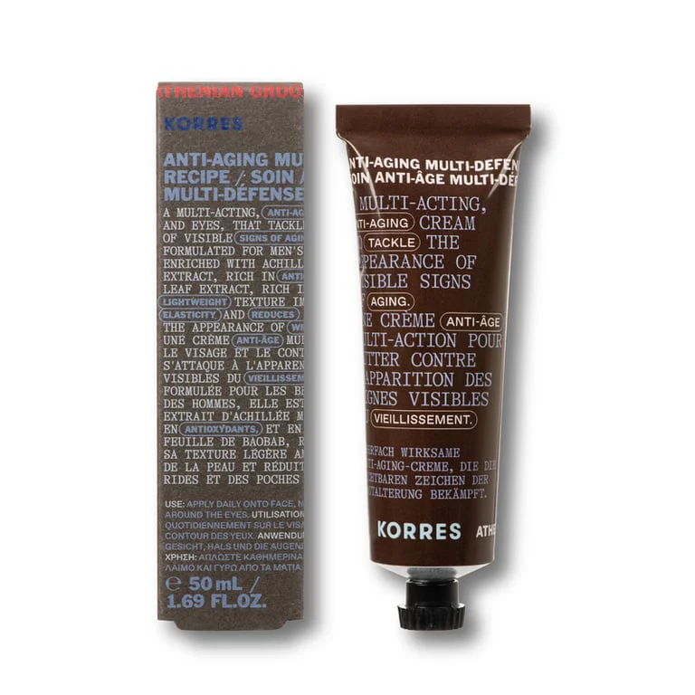 Αthenian Grooming Anti-aging Multi-Defender Face + Eyes Cream for Men - Image 2