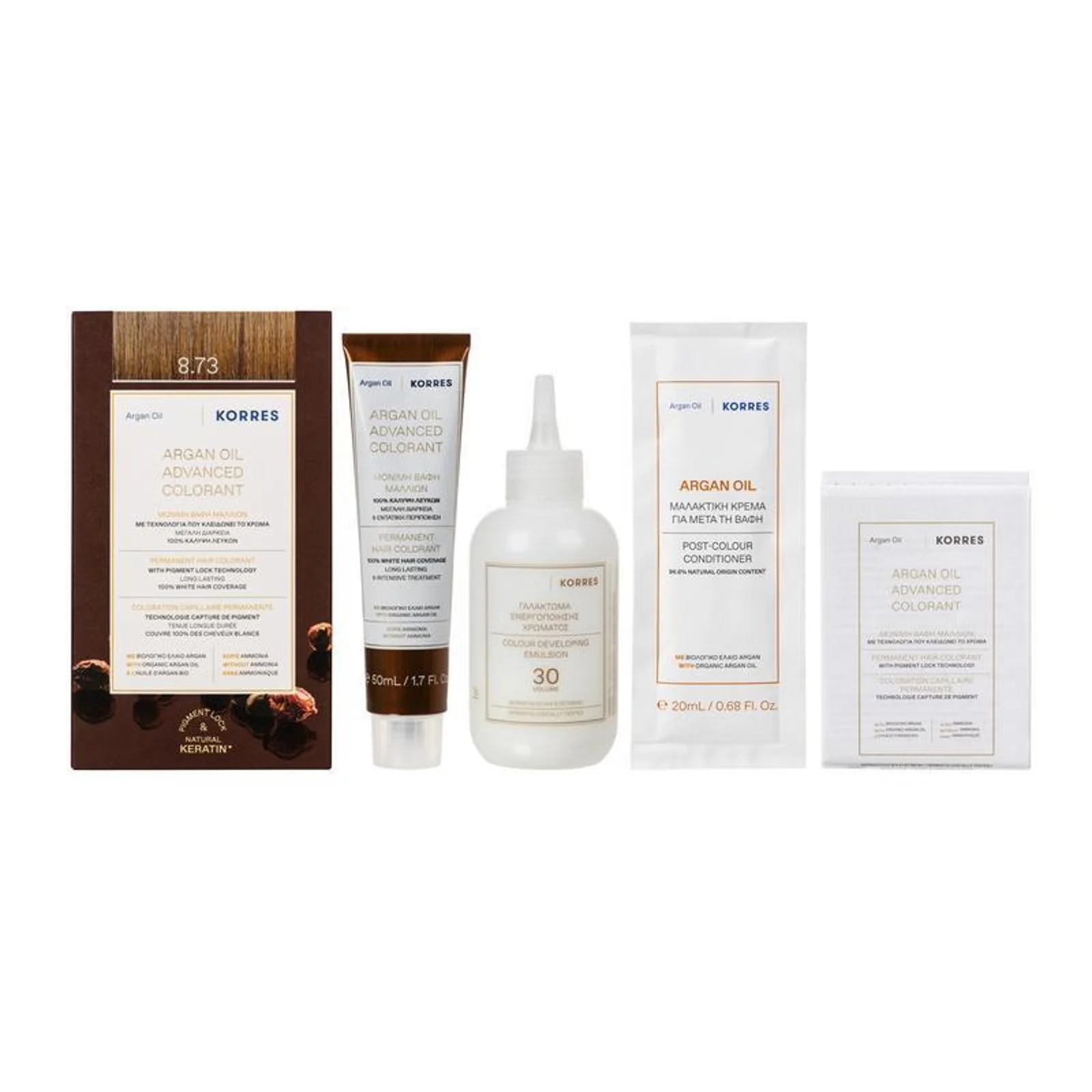 Argan Oil Advanced Colorant 8.73 Golden Caramel - Image 2