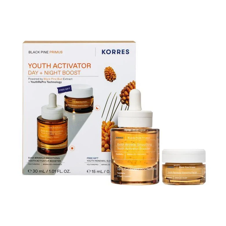 Black Pine Primus 6xHA Wrinkle Smoothing Youth Activator Booster + FREE GIFT Black Pine Primus Youth Renewal Sleeping Facial 15ml - Image 3