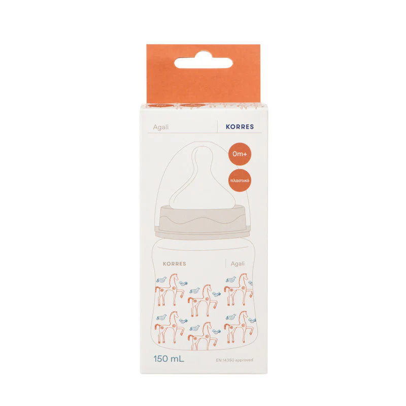 Plastic Feeding Bottle With Slow Flow Silicone Teat 0M+ - Image 4