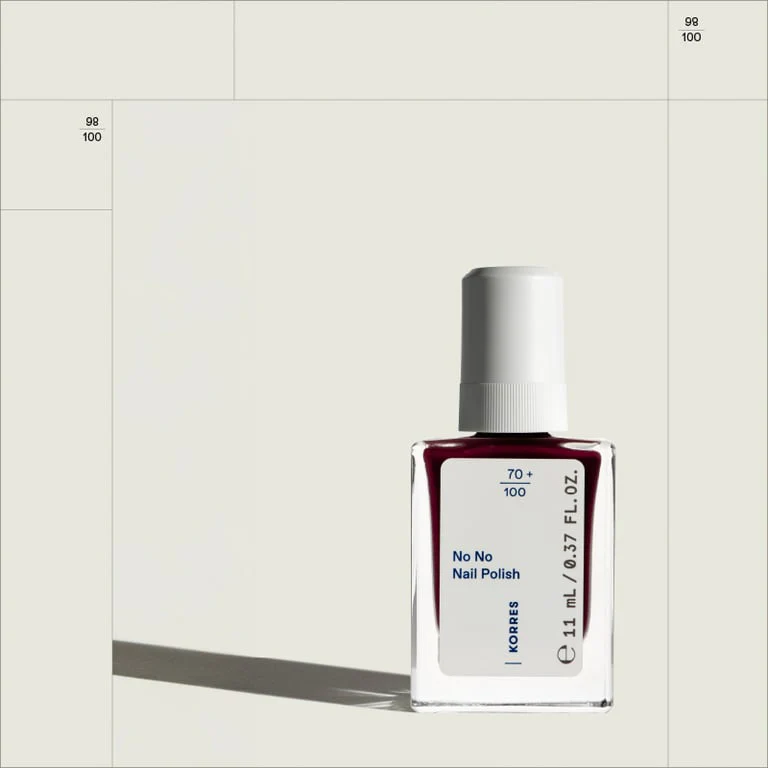 No No Nail Polish 59 Burgundy Red - Image 5