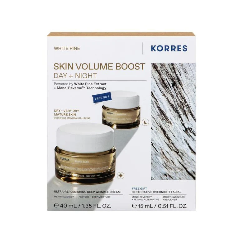 White Pine Ultra-Replenishing Deep Wrinkle Cream 40 + FREE GIFT White Pine Restorative Overnight Facial 15ml