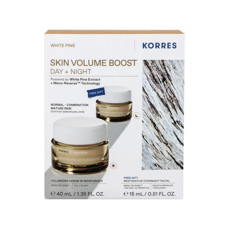 White Pine Volumizing Serum-In-Moisturizer 40ml + FREE GIFT White Pine Restorative Overnight Facial 15ml